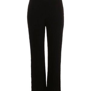 Chicos Travelers Size 0 Womens Small No Tummy Straight Leg Pants Black